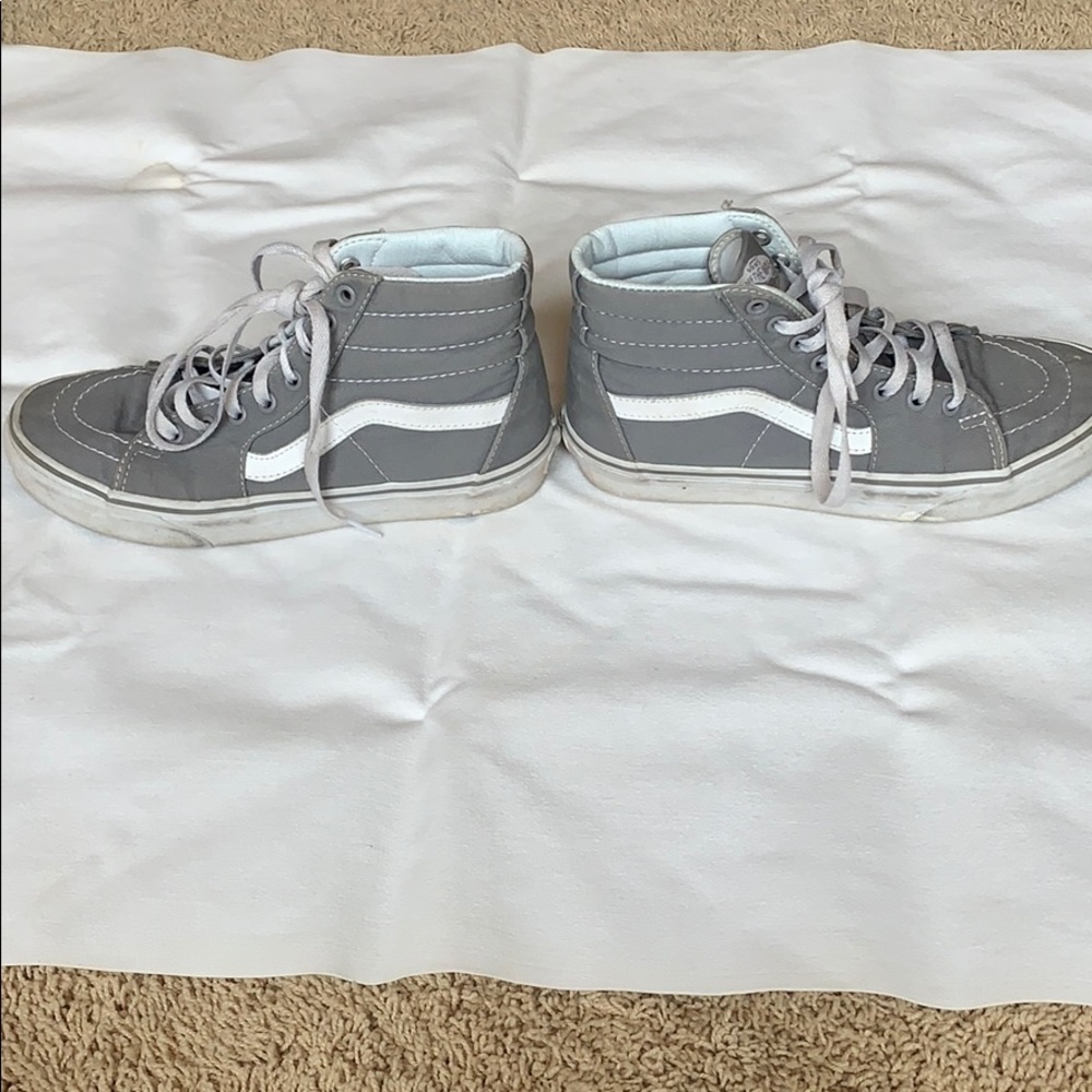 Grey High Top Vans